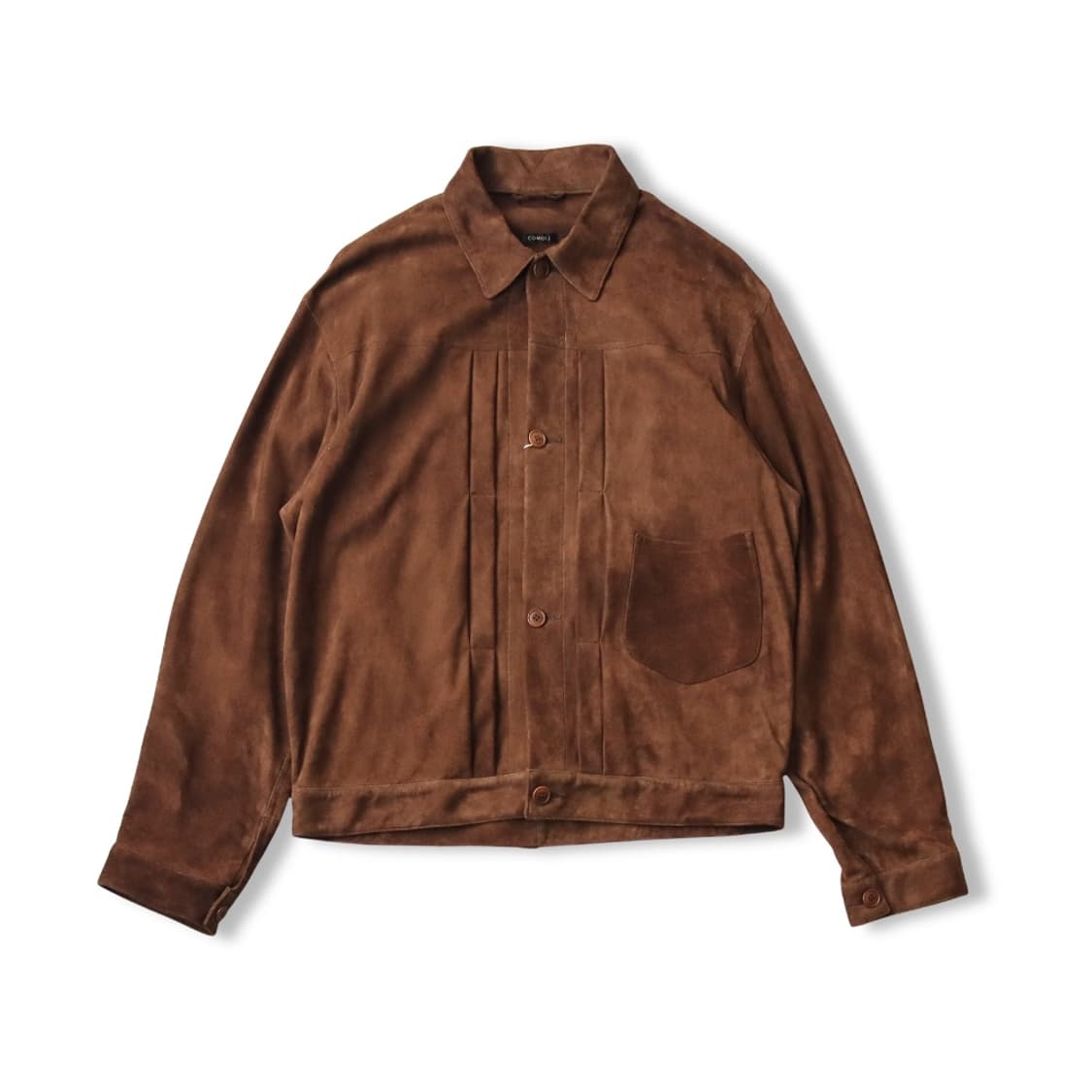 [3] COMOLI 코모리 스웨이드 타입 1 브라운 상품이미지1