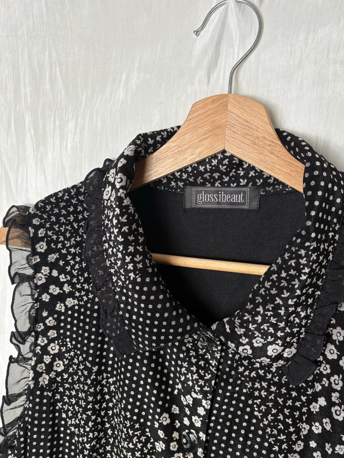 🖤 Midnight Patchwork Floral Sleeveless 상품이미지7