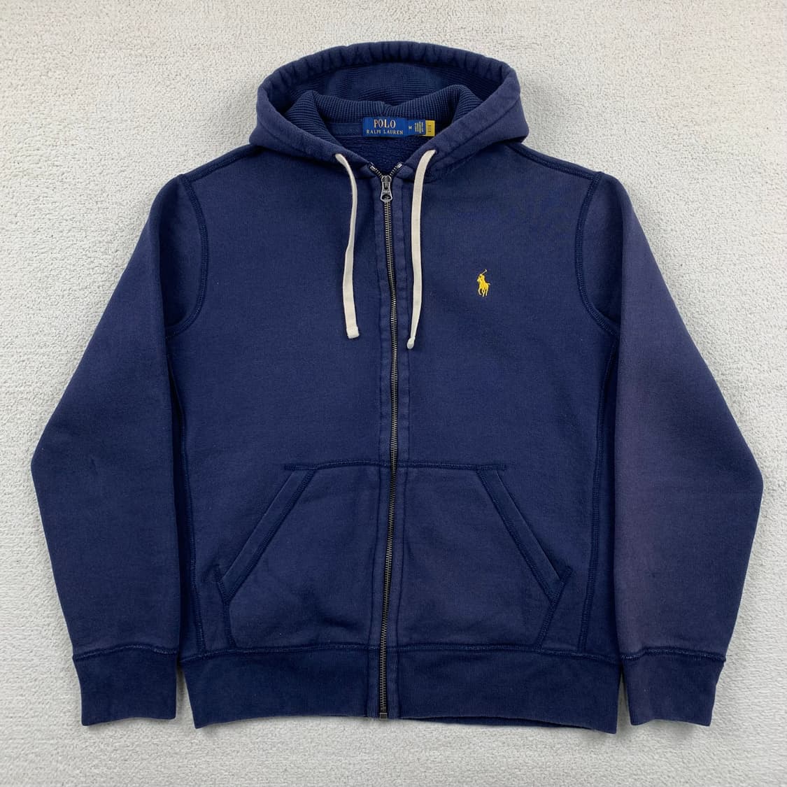 폴로 랄프로렌 신형QR 포니로고 후드집업 네이비 상품이미지1