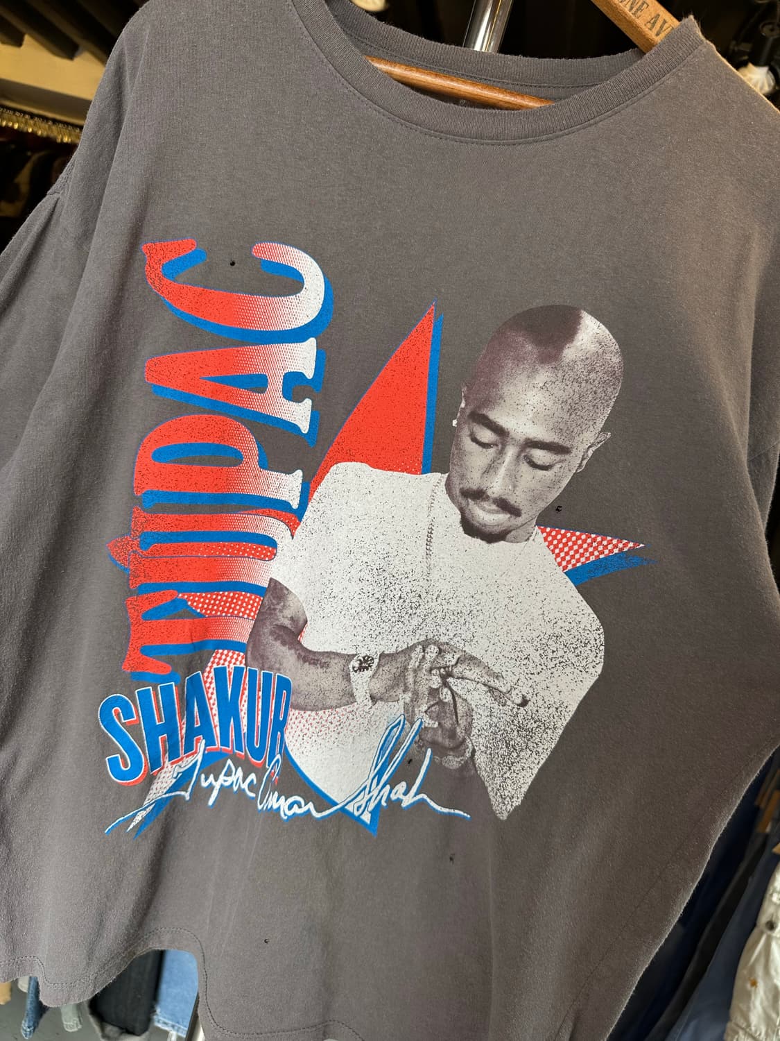 투팍 2pac 래퍼 프린팅 티셔츠 상품이미지3