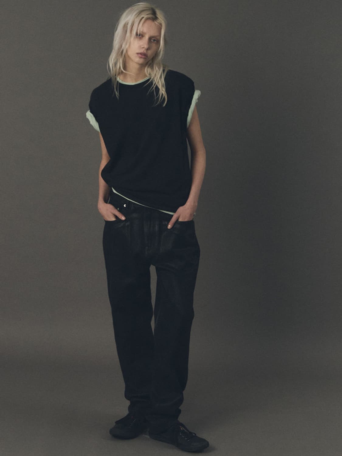 yiyae Straight Washed Denim Pants 상품이미지3