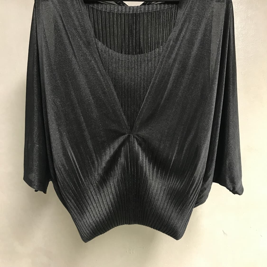 이세이 미야케 플리츠 블라우스 블랙 2(W) 상품이미지3