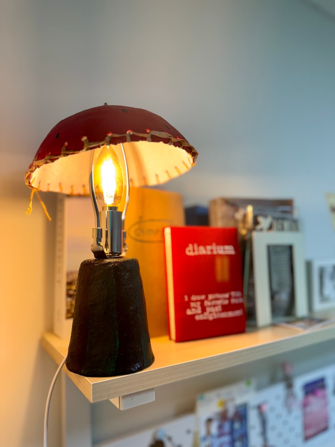 키치하고 사랑스러운 페이퍼마쉐 수박 조명🍉❤️ 상품이미지4