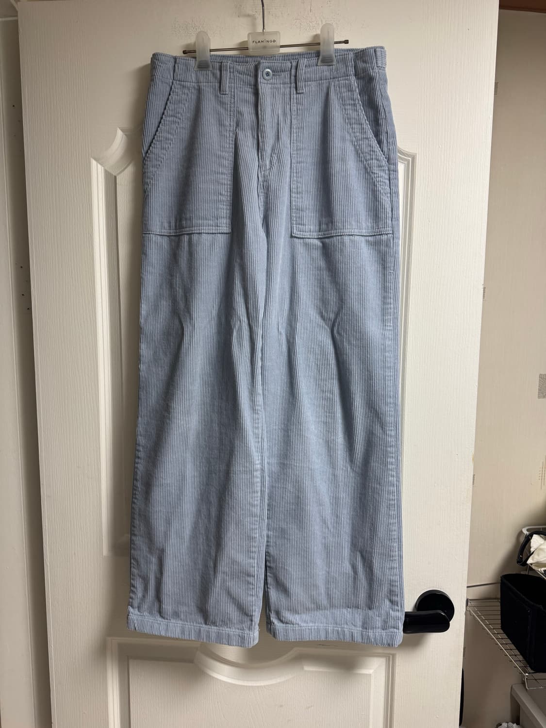 라룸 코듀로이 워크팬츠 골덴팬츠 스카이블루 상품이미지6