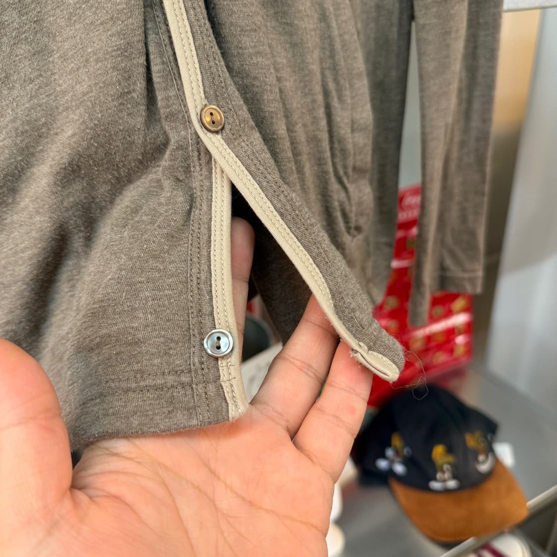 90 ~ 00S 캐서린 햄넷 런던 일본생산 라이트 가디건 상품이미지4