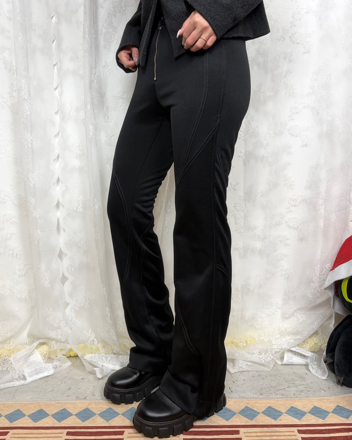 INSILENCE slit biker pants 상품이미지10