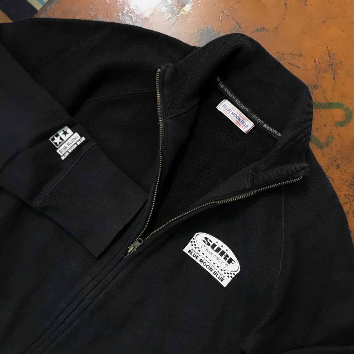 블루문블루 블랙 쭈리 집업 져지 여성 55 66 남성 97 사이즈 상품이미지4