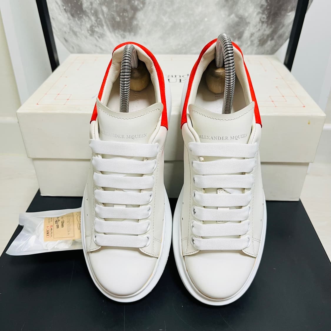 정품 35) 알렉산더 맥퀸 핑크탭 오버솔 스니커즈 225~230 상품이미지3