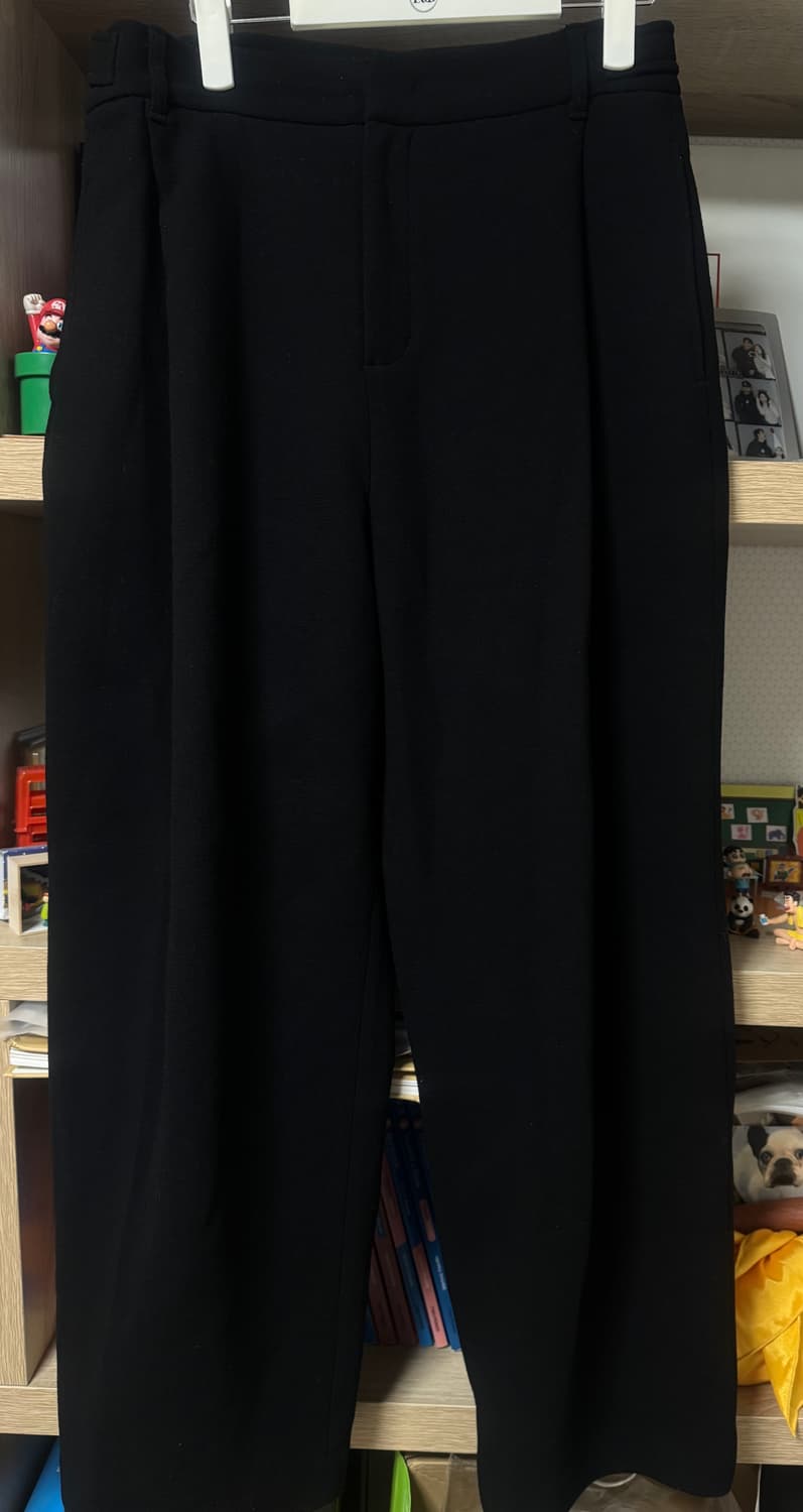 25 FW 아모멘토 울마틴 블랙 팬츠 M 상품이미지2