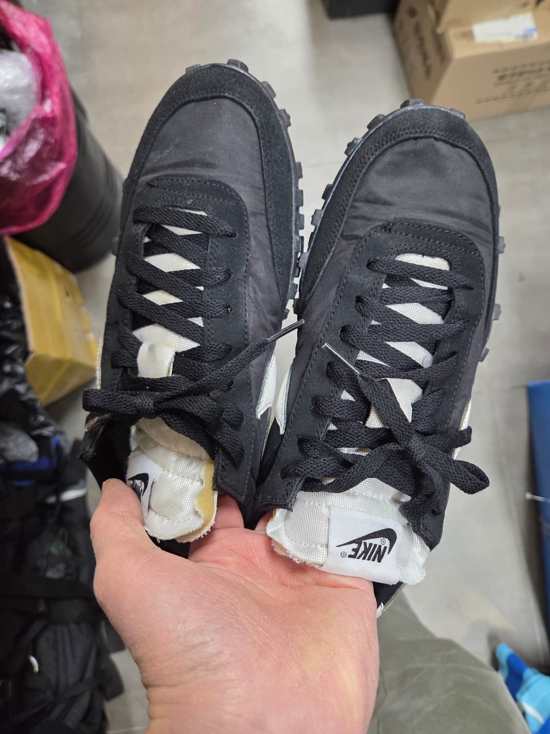 나이키 빈티지 와플레이서 검흰 265 상품이미지9