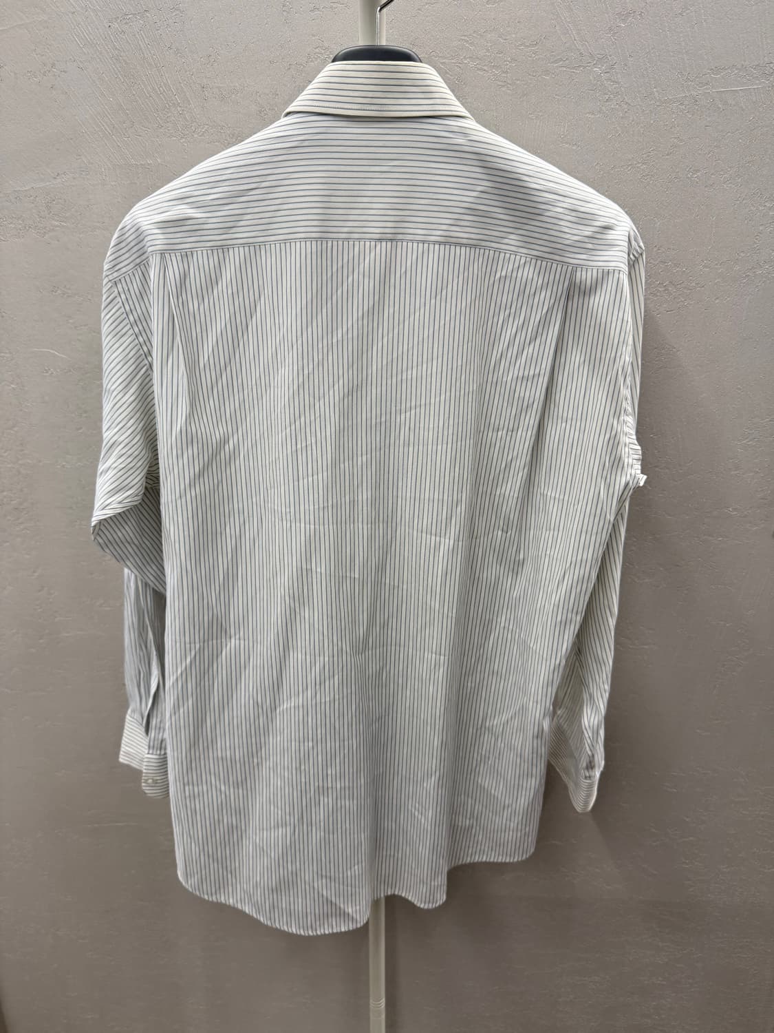 발렌시아가 파리 BB 로고 스트라이프 셔츠 상품이미지4