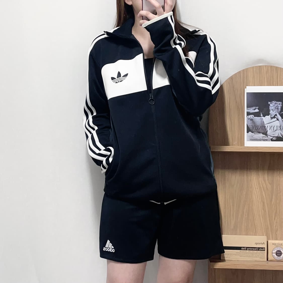 [정품] 아디다스 블랙 STR DIVER X 트레포일 져지 [ 95 ] 상품이미지3