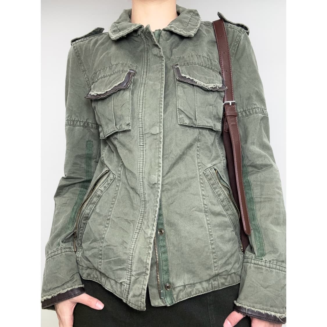 빈티지 y2k 워크웨어 밀리터리 자켓 상품이미지1