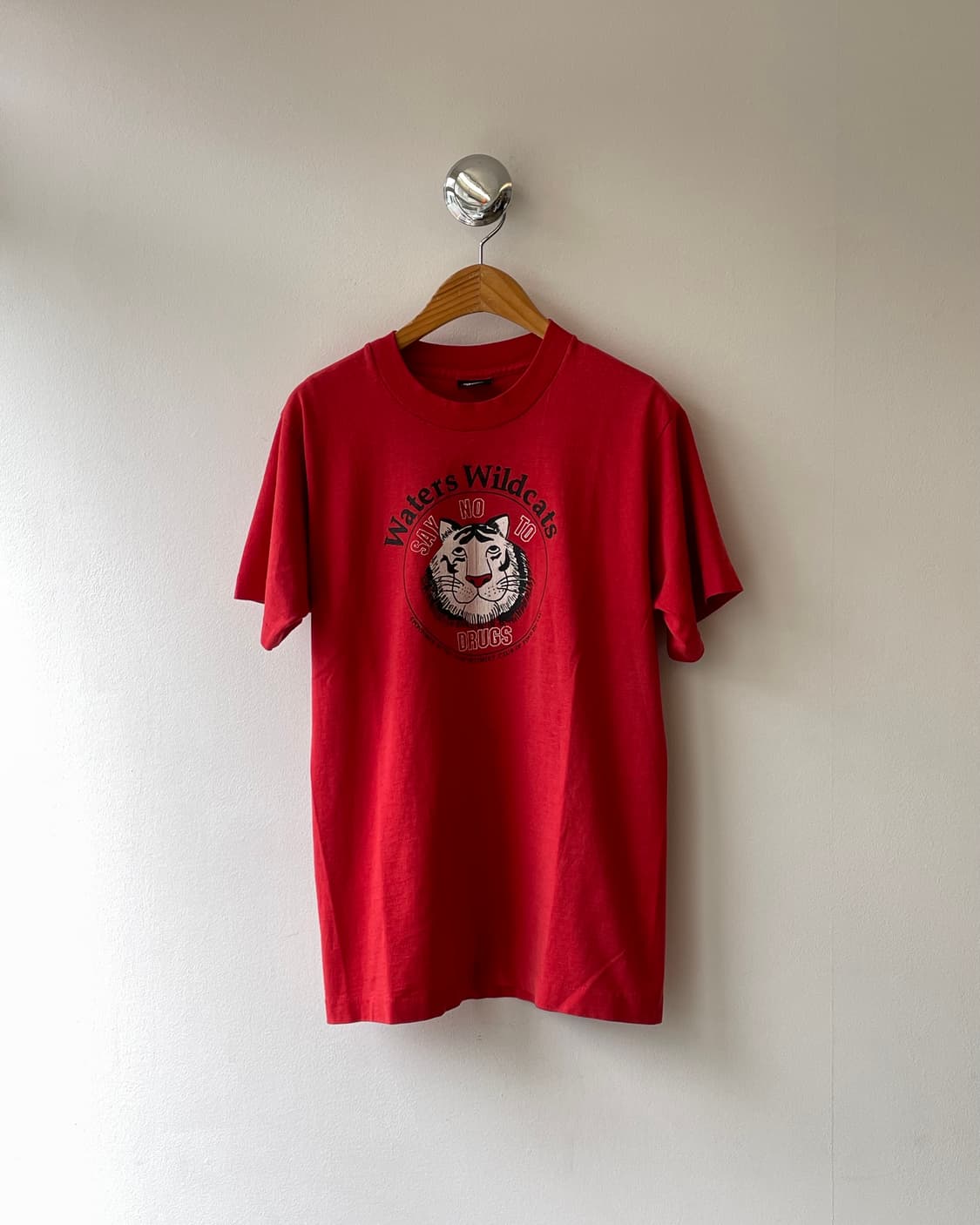 80‘s USA “No Drugs” T-shirt 빈티지 캠페인 티셔츠 상품이미지1