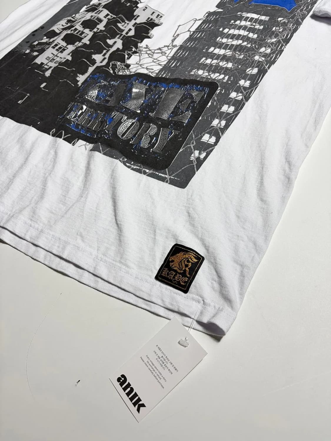 Selected KADE 00's 프론트 그래픽 반팔 티셔츠 R2068 상품이미지3