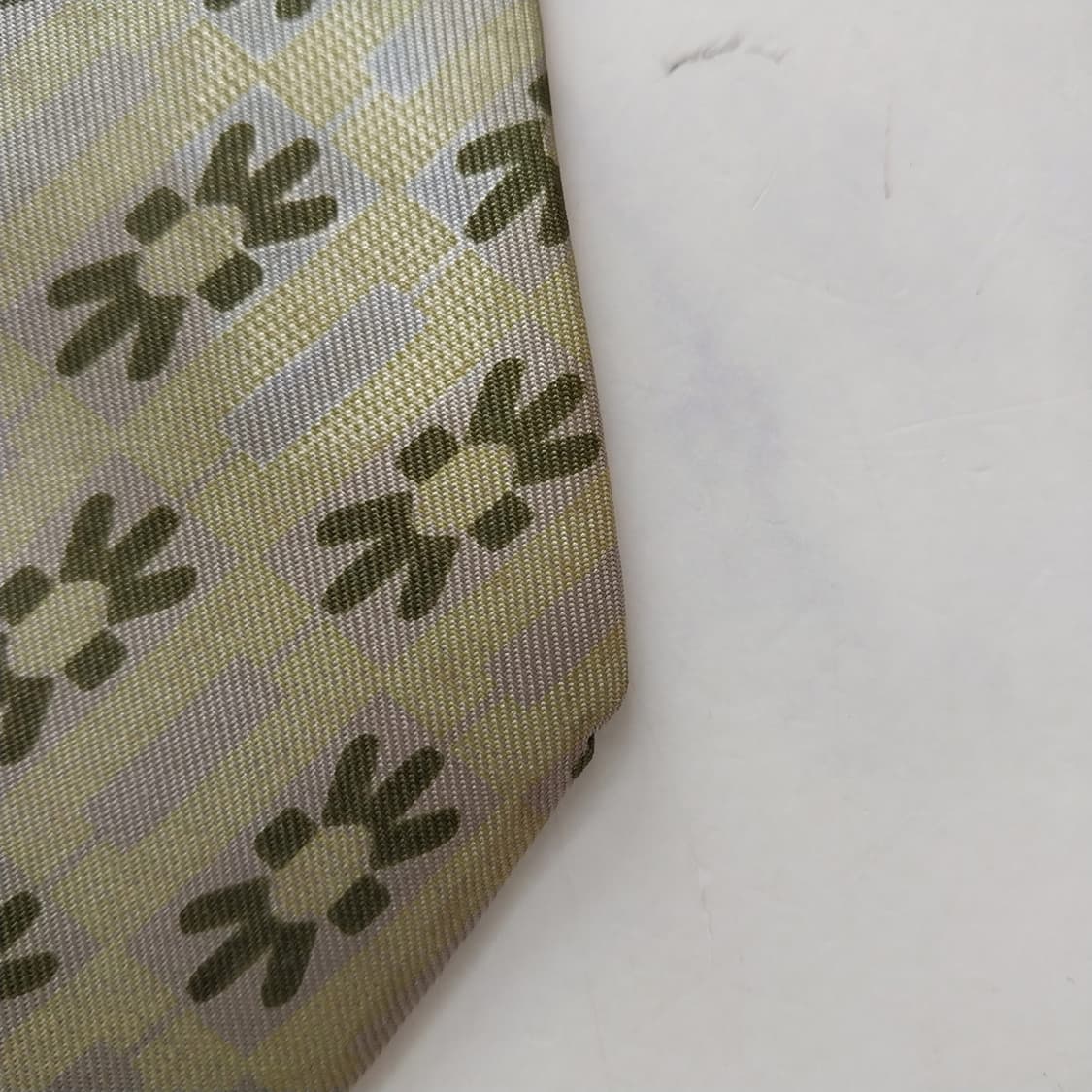 조르지오 아르마니 실크 패턴 넥타이 10.1cm A등급 K2078 상품이미지6