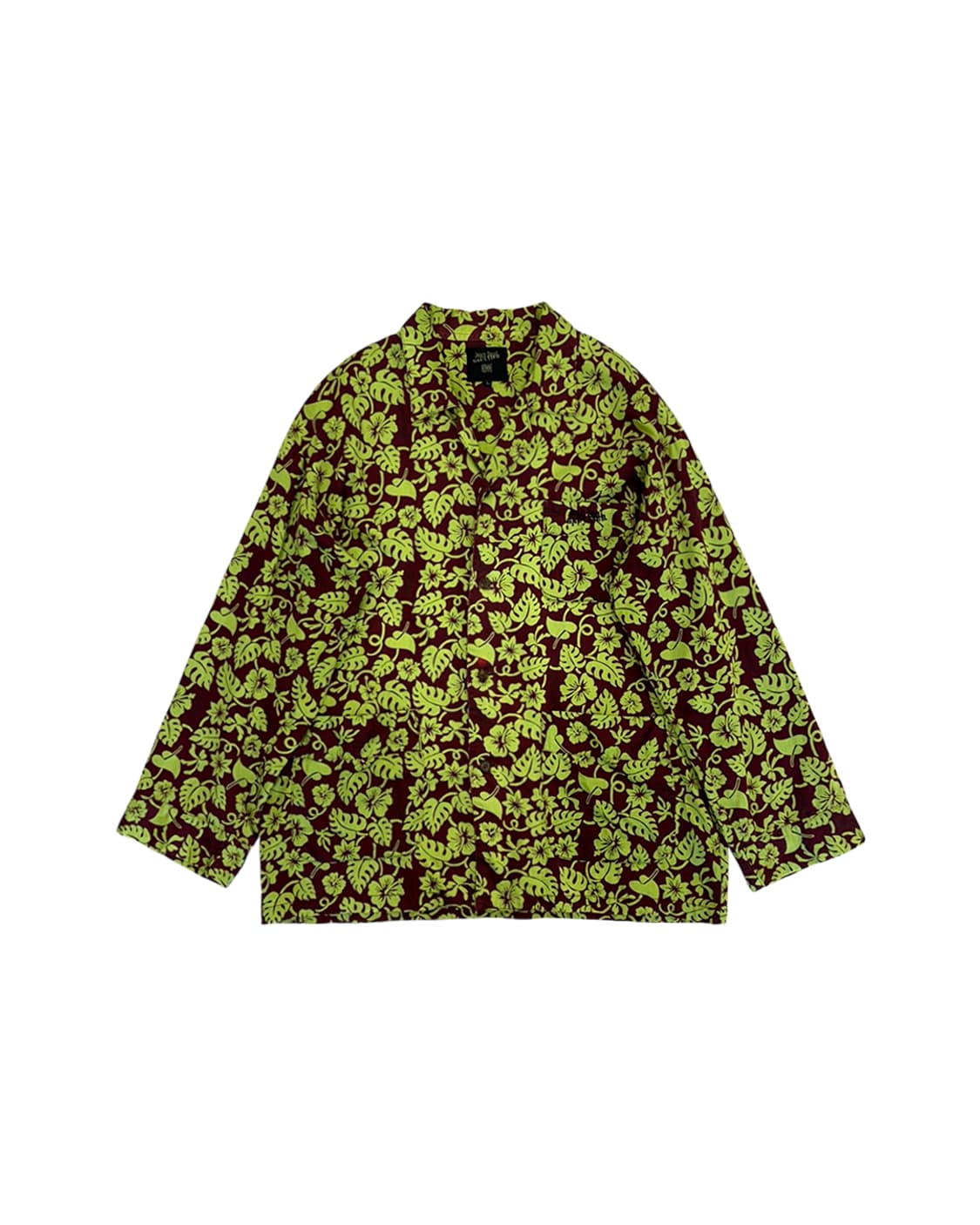 장 폴 고티에 90s 리브스 프린트 오픈 카라 셔츠 상품이미지4