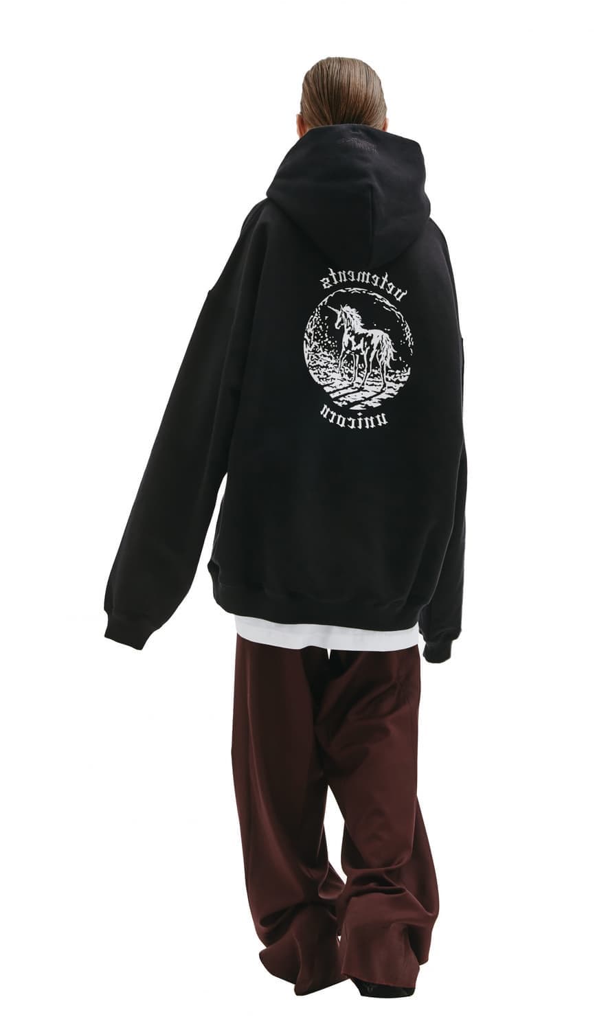 [XS] 베트멍 유니콘 후드 블랙 19fw 상품이미지2
