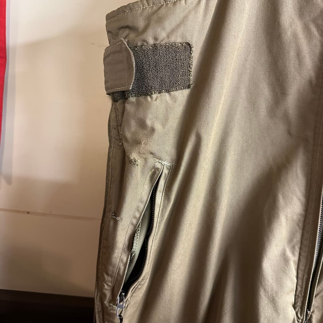 미군 오리지널 CVC 전차병 커버올 LR 상품이미지6