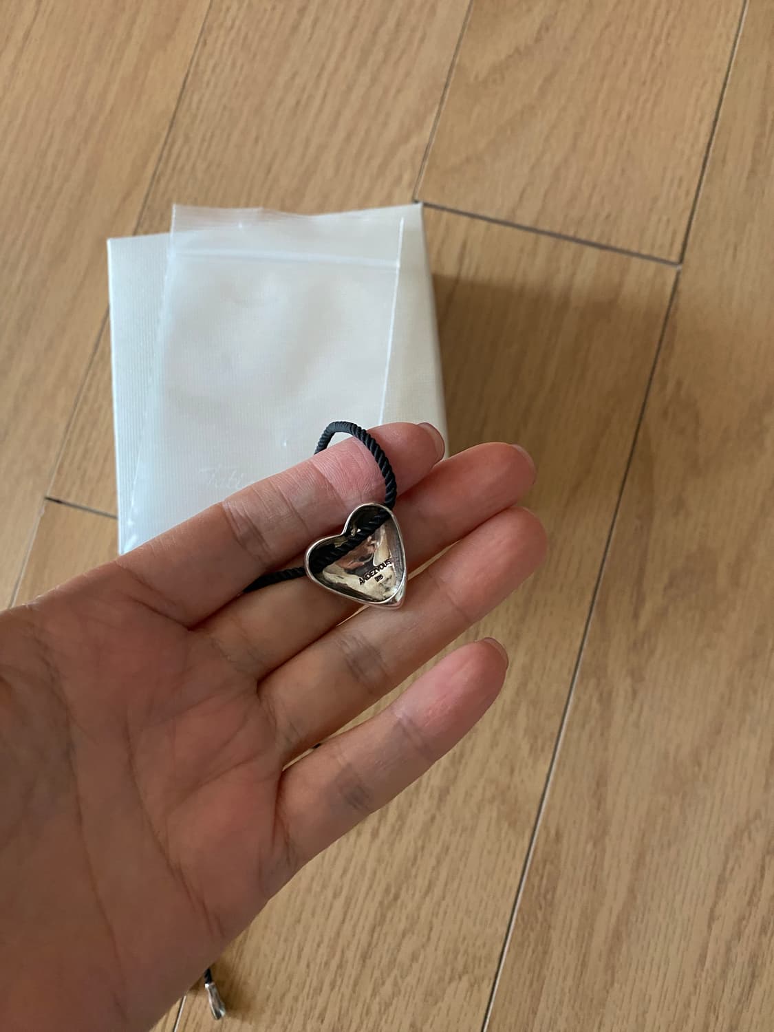 앙데뷰 하트 실버 네크리스  상품이미지5