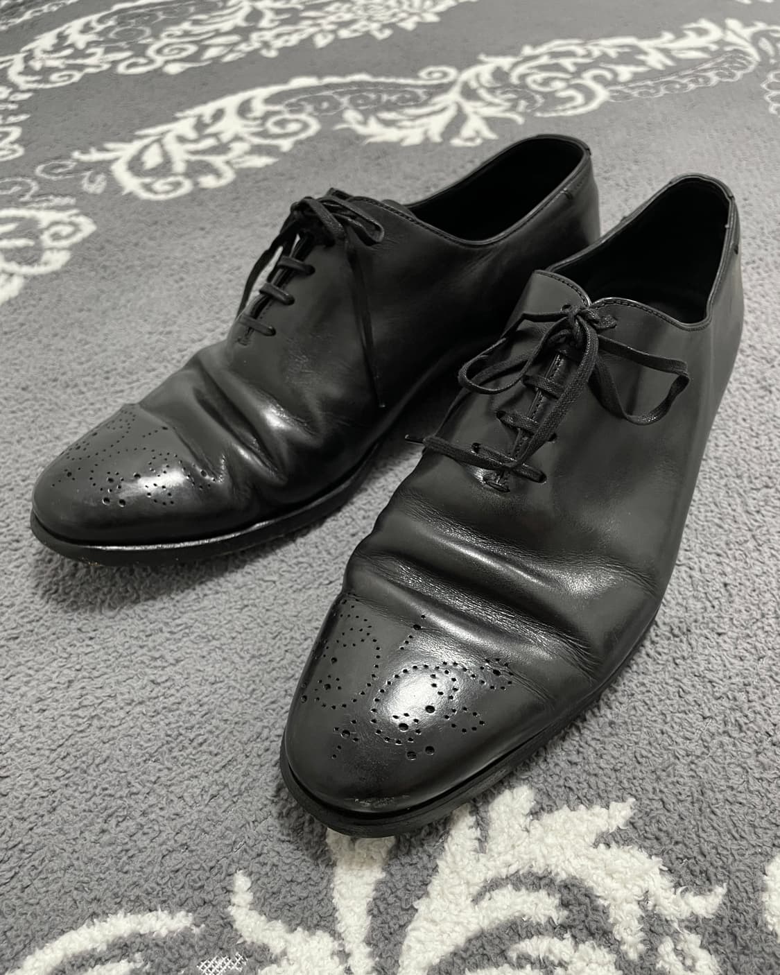Zegna XXX Couture Line Derby Broge Shoes 상품이미지1