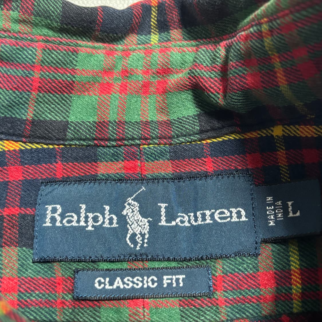 폴로랄프로렌 체크 너드 셔츠 상품이미지4