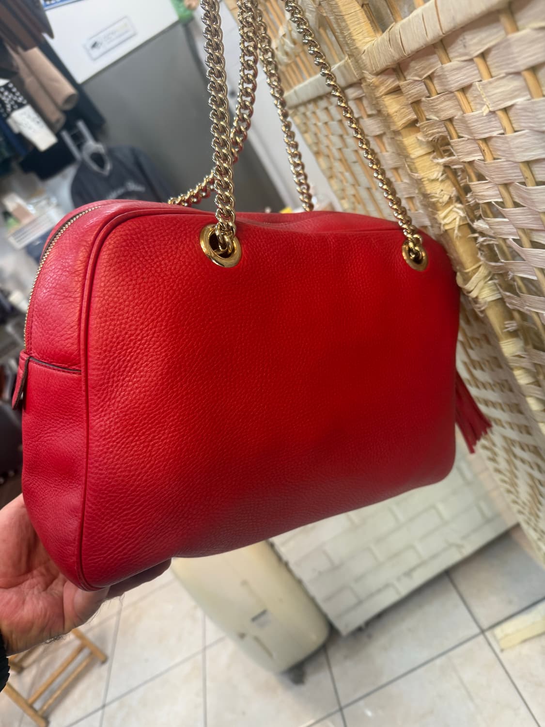 정품 구찌 소호태슬 디스코 체인백 팝니다 상품이미지3