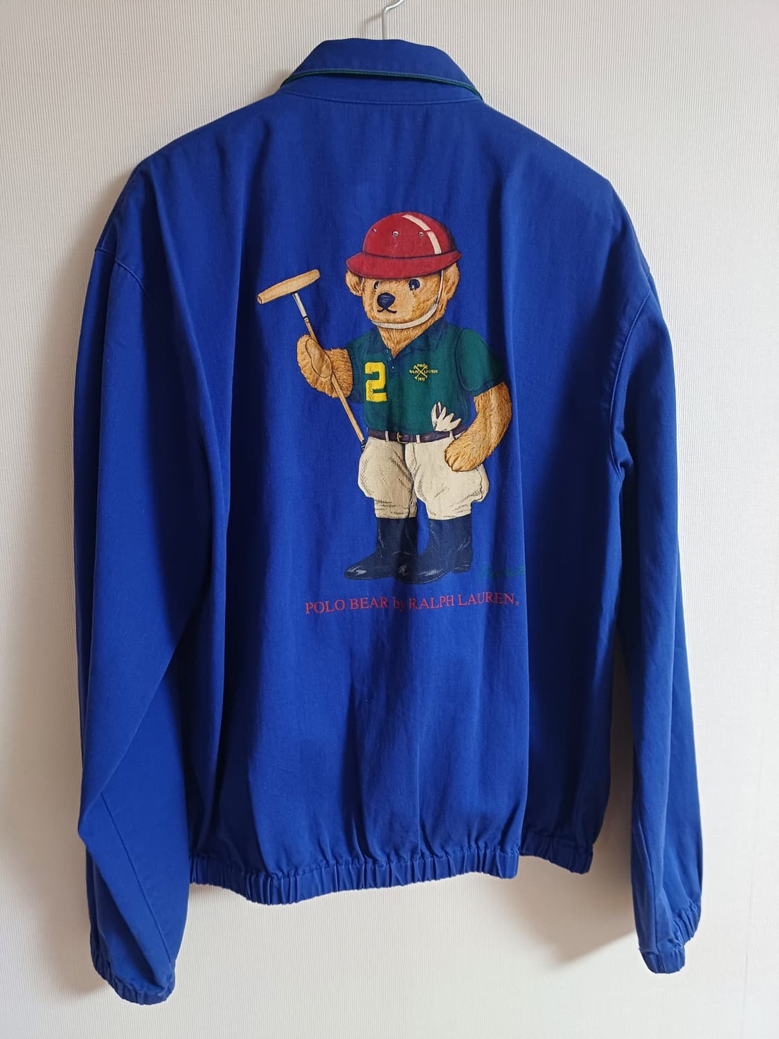 90s 폴로베어 랄프로렌 블루종 자켓 로라이프 polo bear 상품이미지5