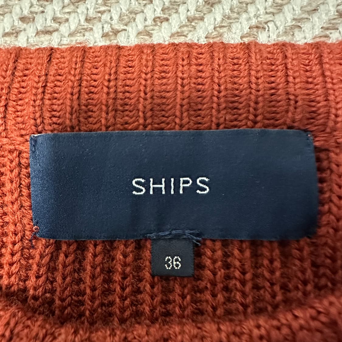 SHIPS japan made wool 100% knit sweater 상품이미지3