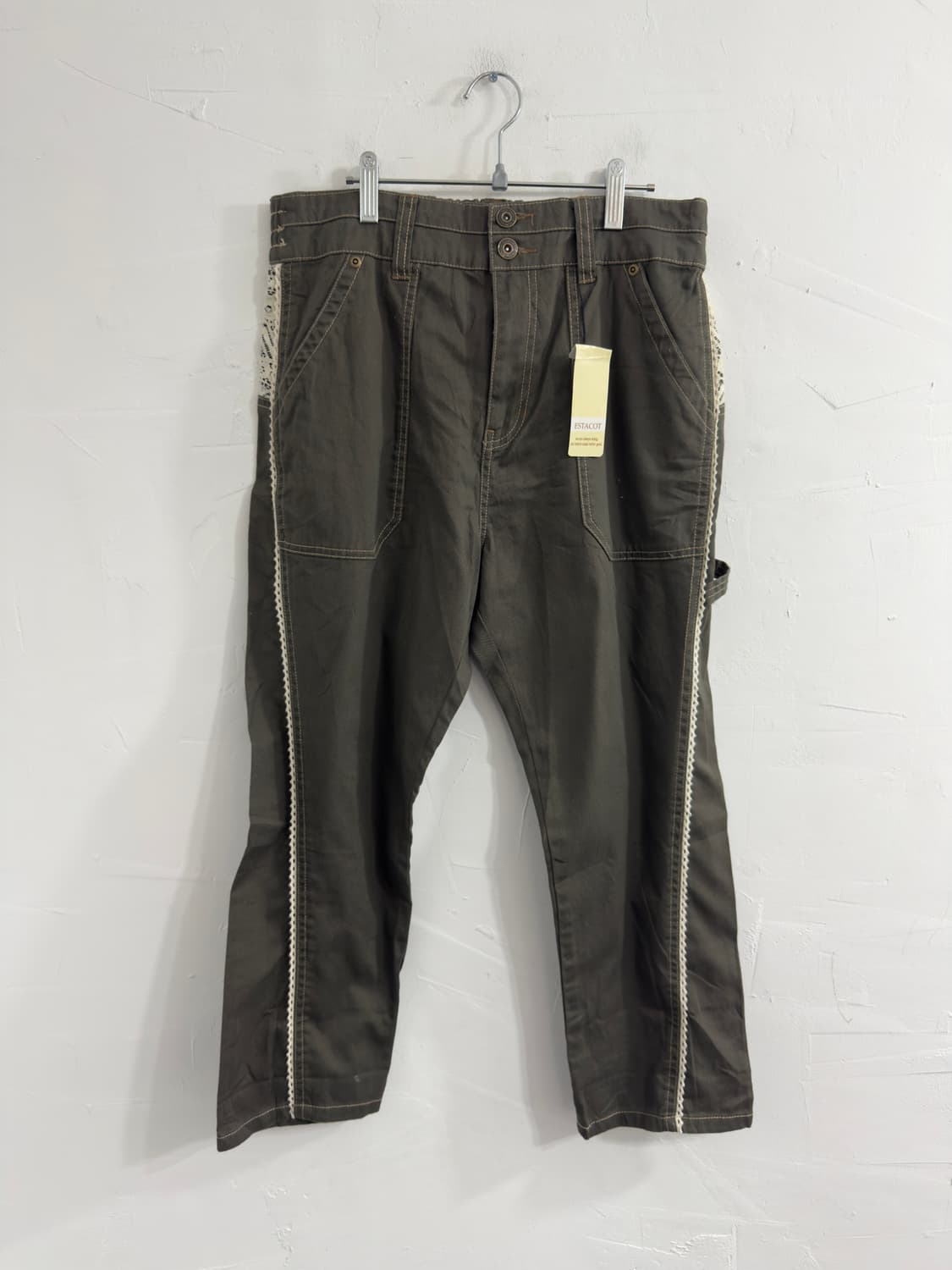 estacot mori lace detail pants 상품이미지2