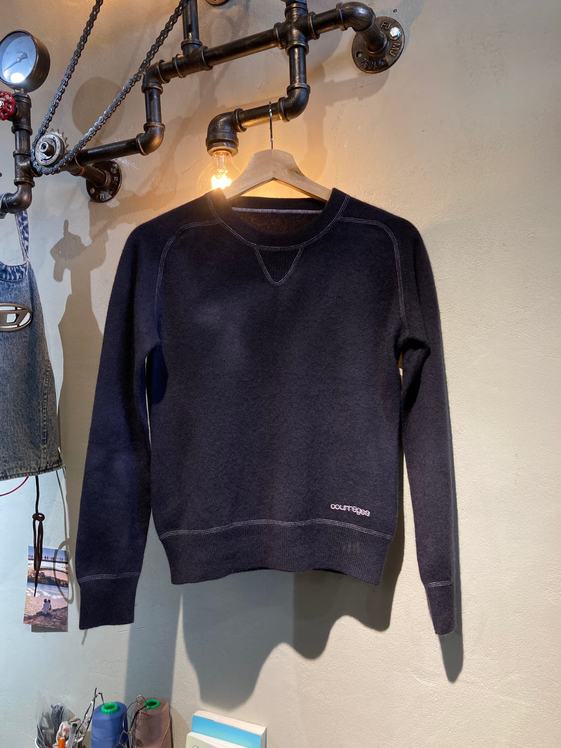 꾸레쥬 캐시미어 100 니트 상품이미지1