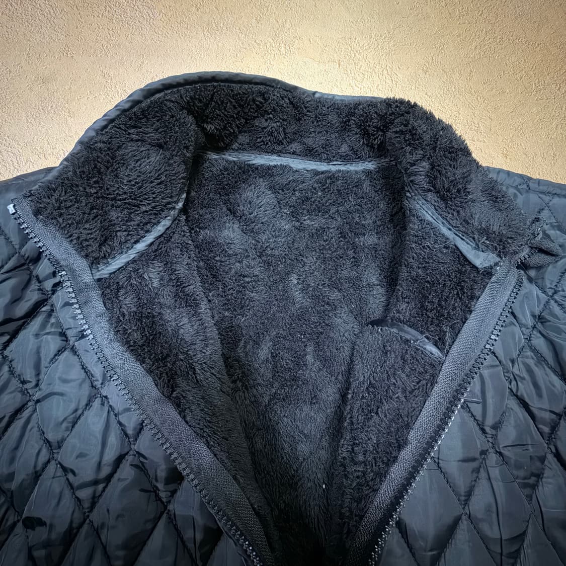 퀄팅 안감 플리스 패딩 자켓 상품이미지2