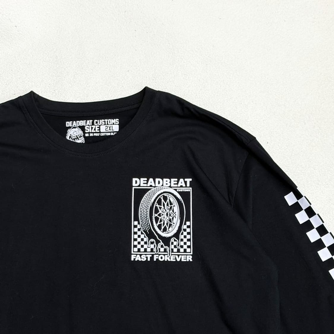 DEADBEAT 커스텀즈 그래픽 롱슬리브 2XL 상품이미지2