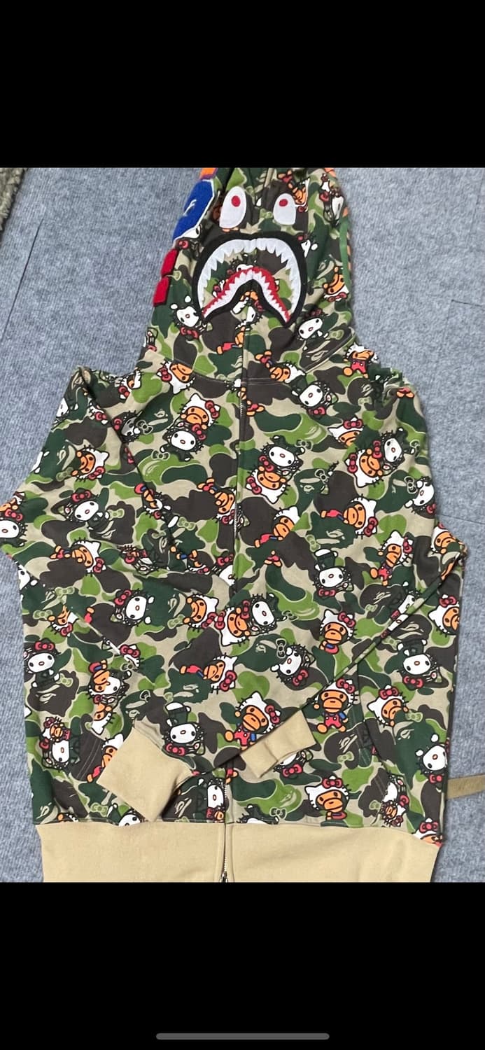 베이프 헬로키티 후드집업 2XL 상품이미지1