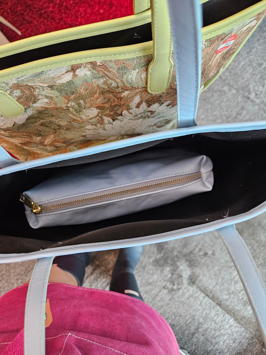 자가드 쇼퍼백 2col 상품이미지3