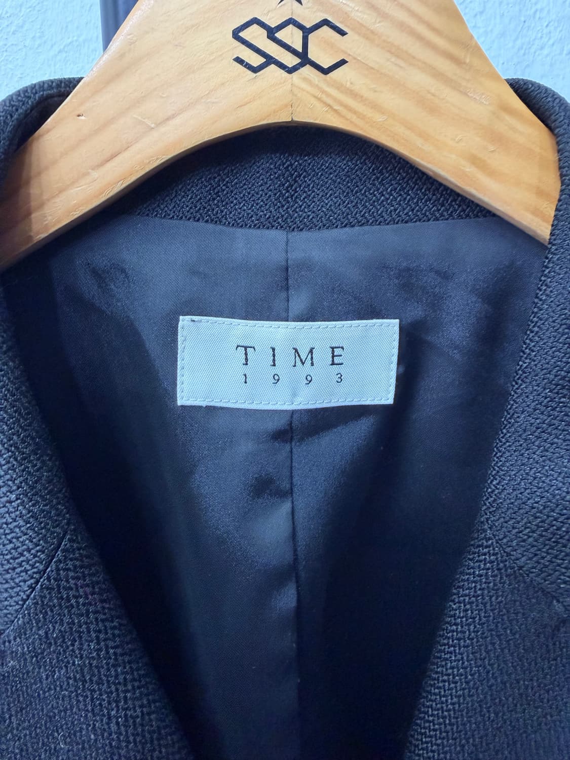 정품) TIME 타임1993 한섬 블랙 여성 자켓 44-55 상품이미지6