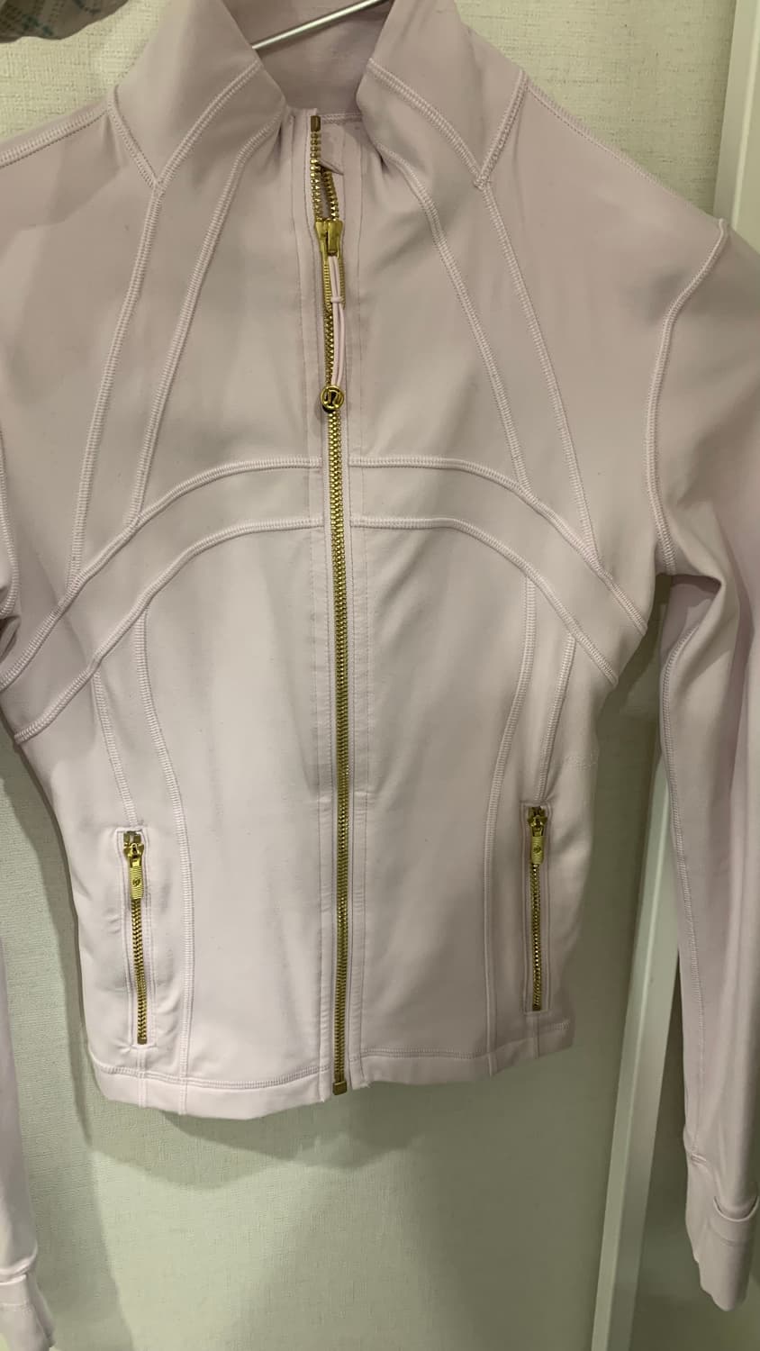 룰루레몬 디파인자켓 크롭 pink organza gold 상품이미지4