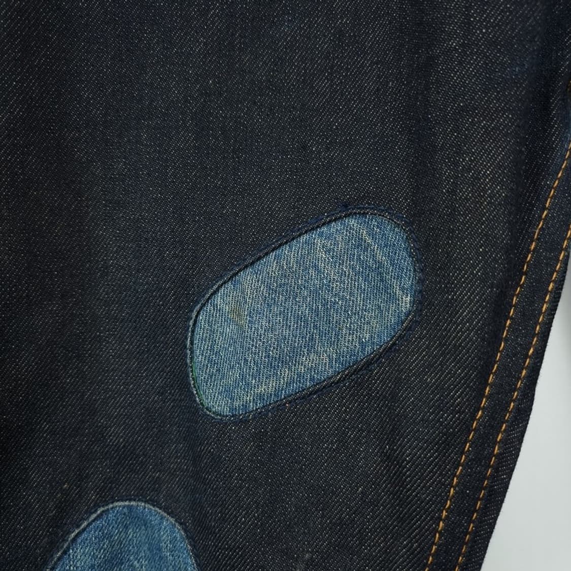 [진호 진스] 재팬 멀티 패치 슬림핏 데님 팬츠 청바지 M19837 상품이미지7