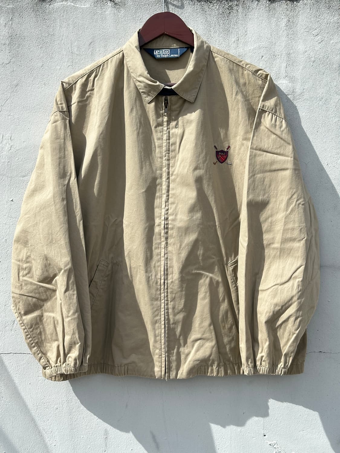 [2XL] 90s 폴로 랄프로렌 베이지 스윙탑 자켓 상품이미지1