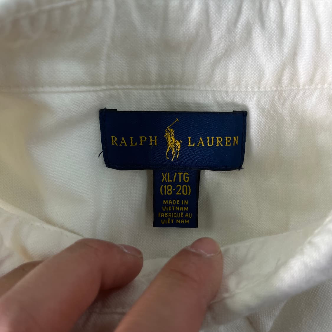 95 폴로랄프로렌 화이트 코튼 셔츠 상품이미지4