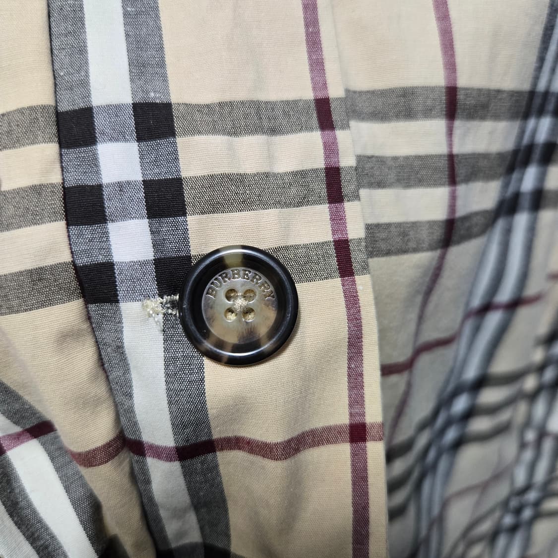 버버리런던 노바 체크 싱글 코트  상품이미지4