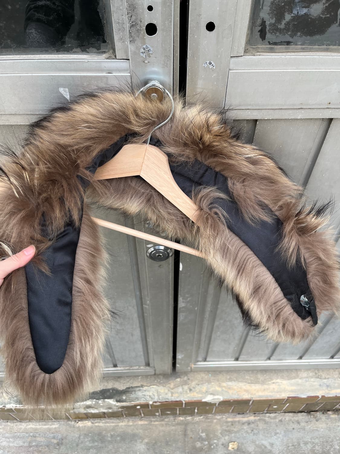 브라운 폭스 퍼 목도리 상품이미지2