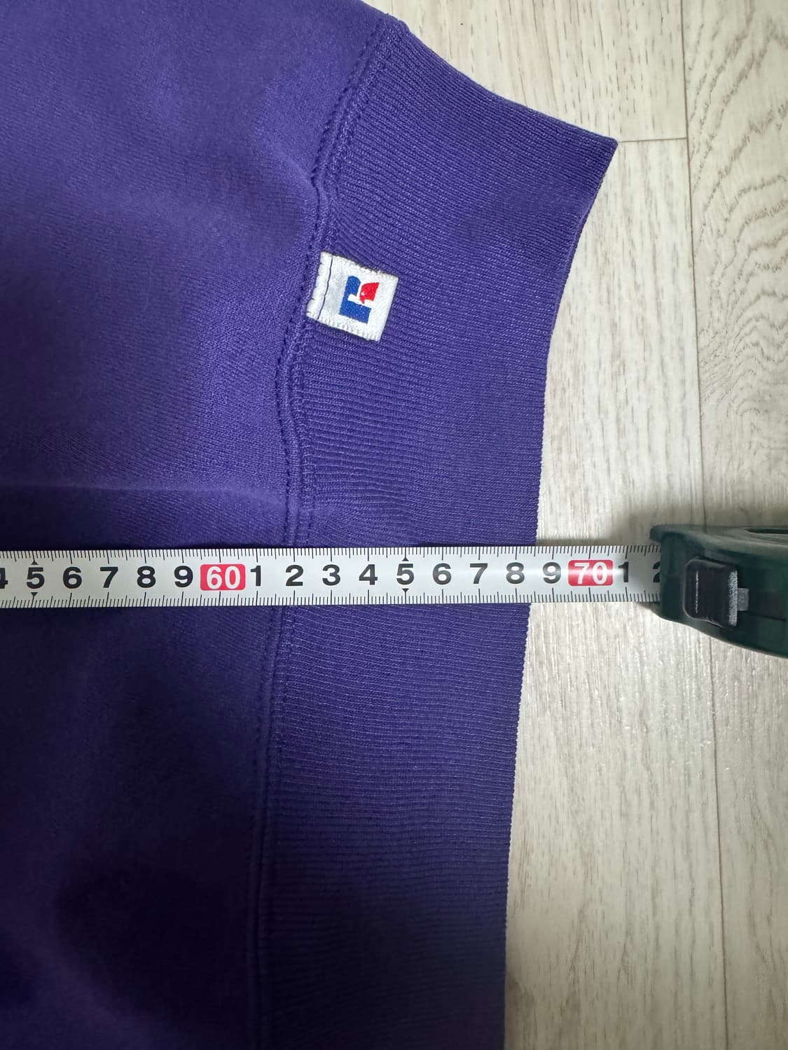 90s russell sweat shirt purple 상품이미지5