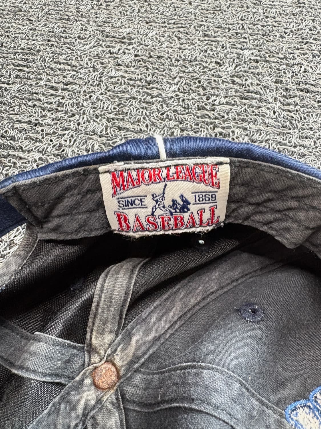 MLB 뉴욕 양키스 빅로고 새틴 볼캡 4209 상품이미지7