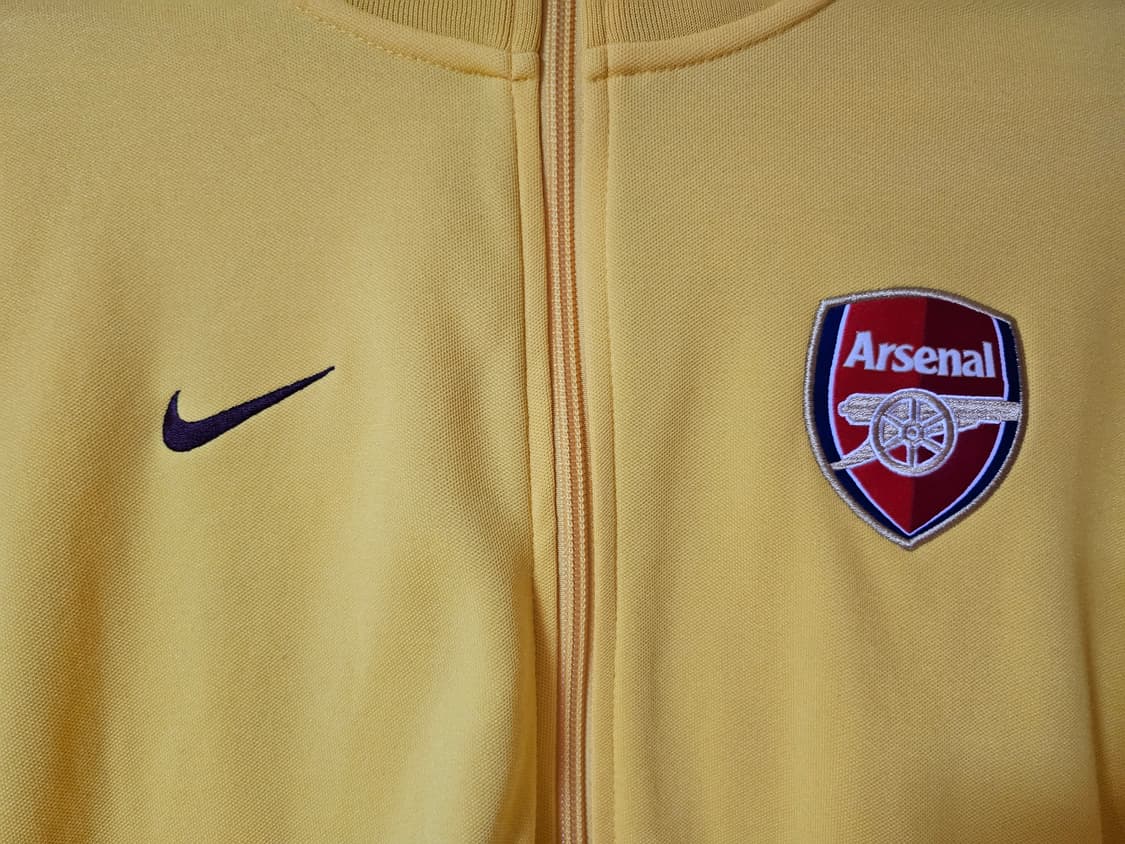 나이키 아스날 옐로우 트랙 자켓 M 상품이미지2