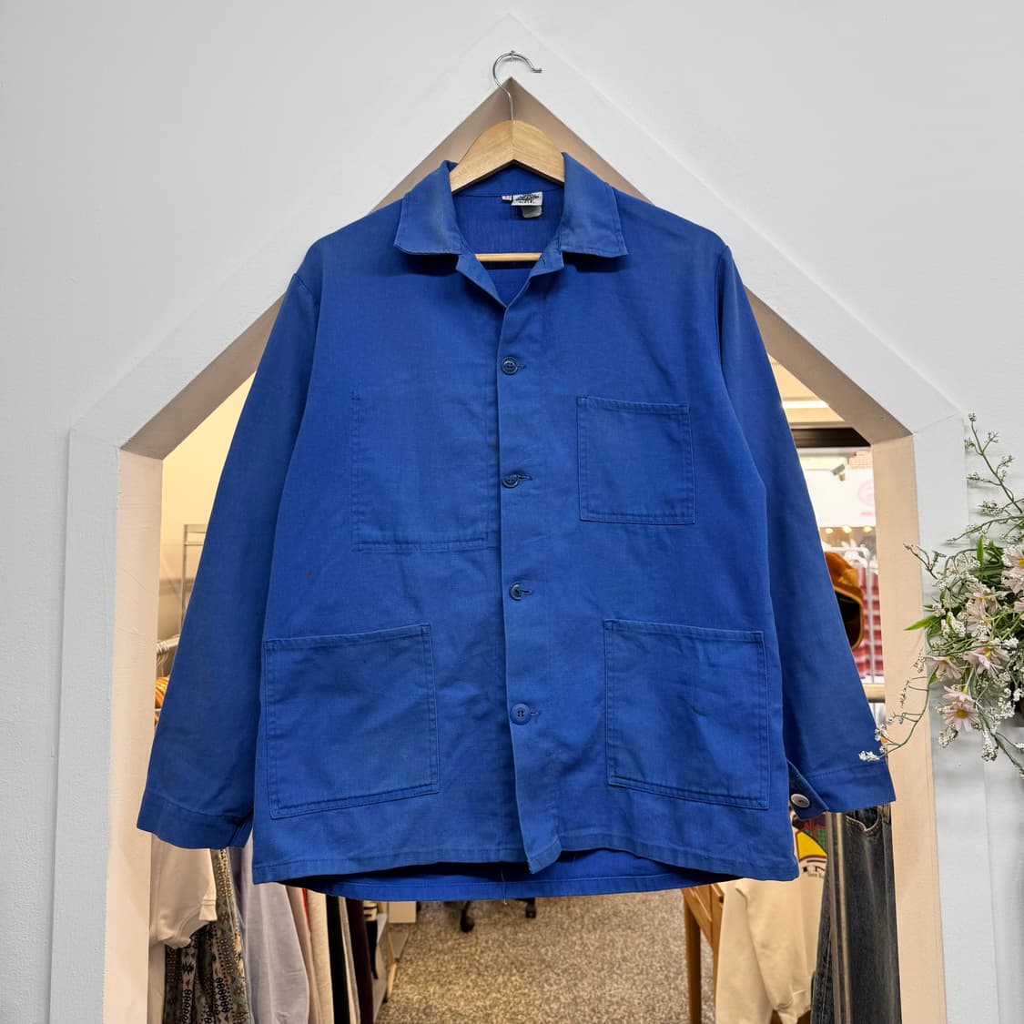 70s 빈티지 프렌치 워크 자켓 (M) 상품이미지1