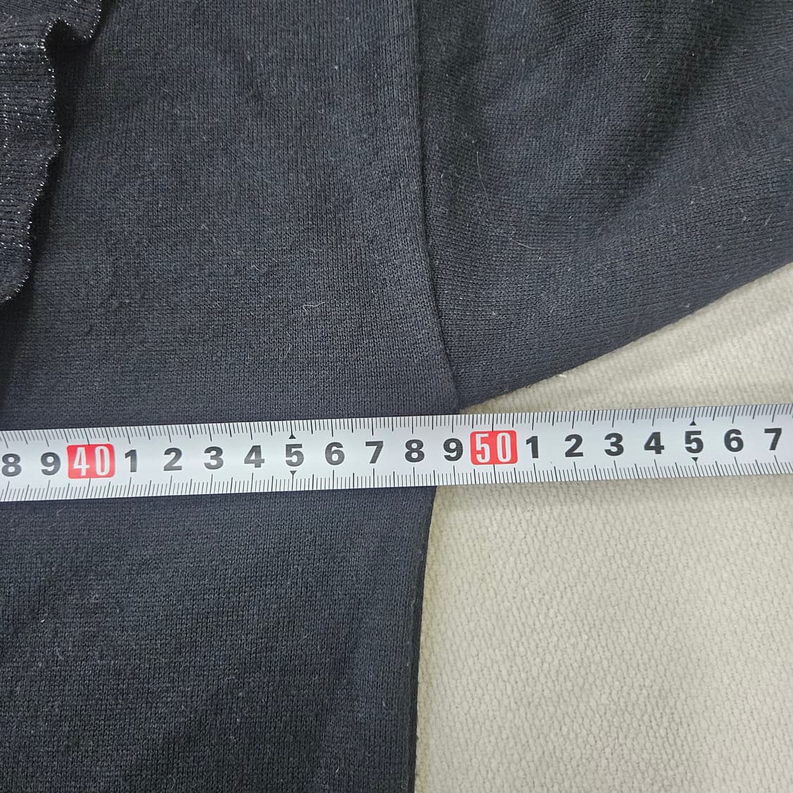 95 링스 블랙 여성 니트  0312Y 상품이미지5