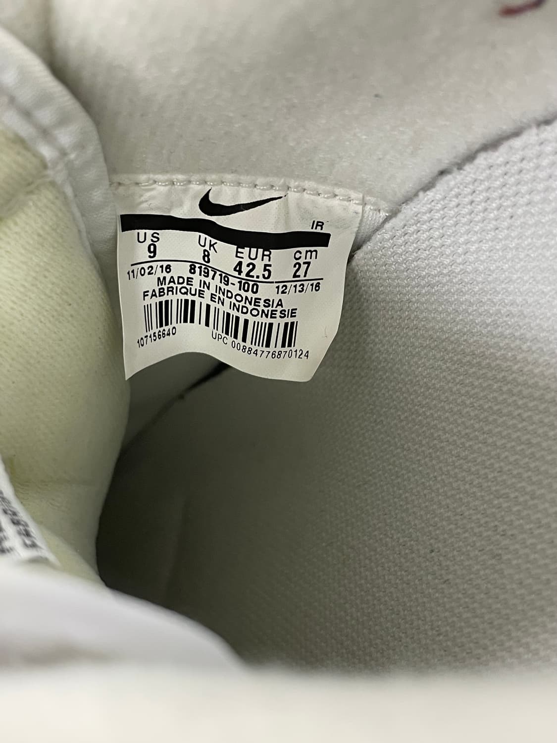 나이키 코르테즈 화이트 270 상품이미지8