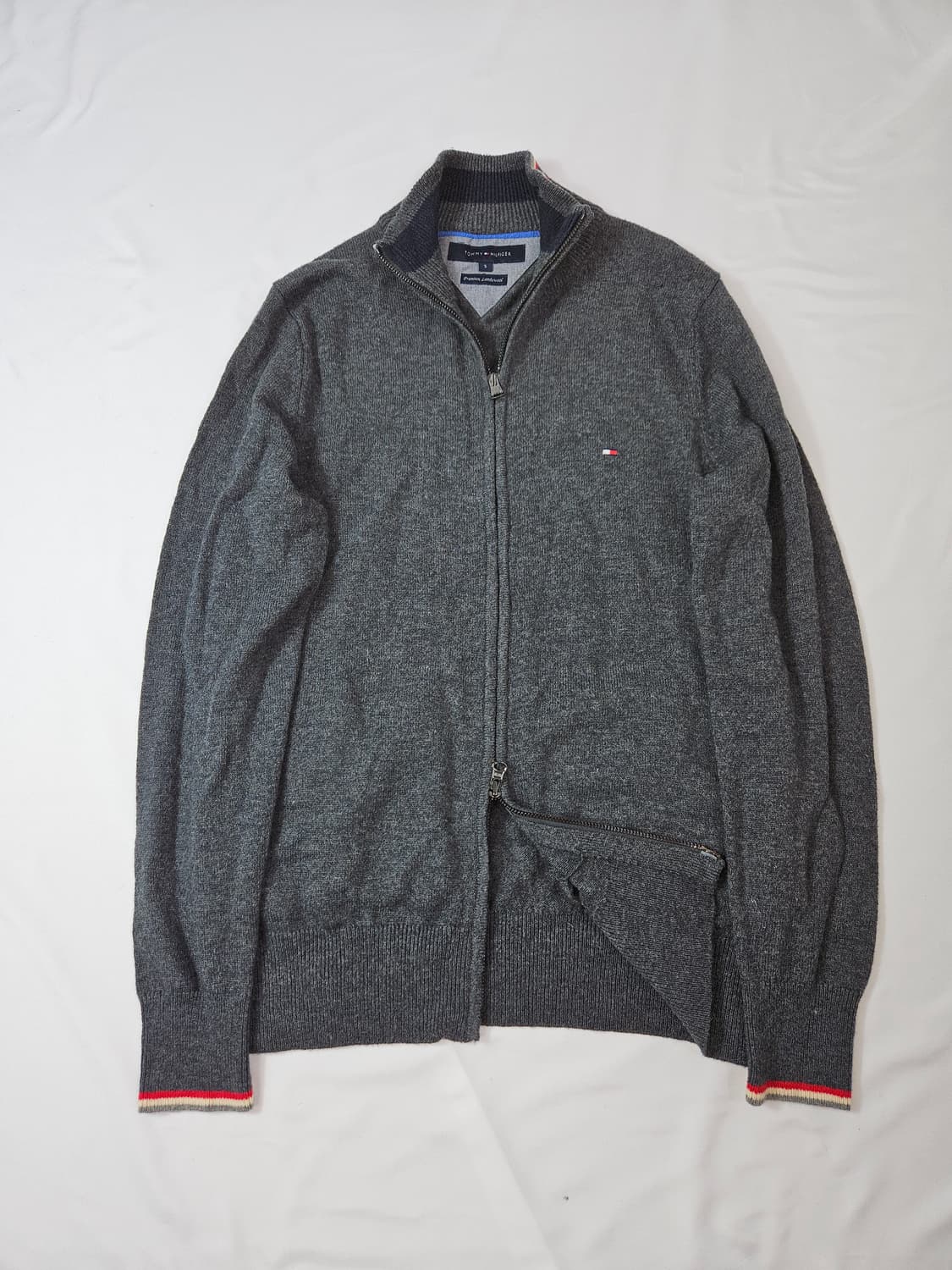 타미힐피거 램스울 니트집업 투웨이 스웨터 95 상품이미지1