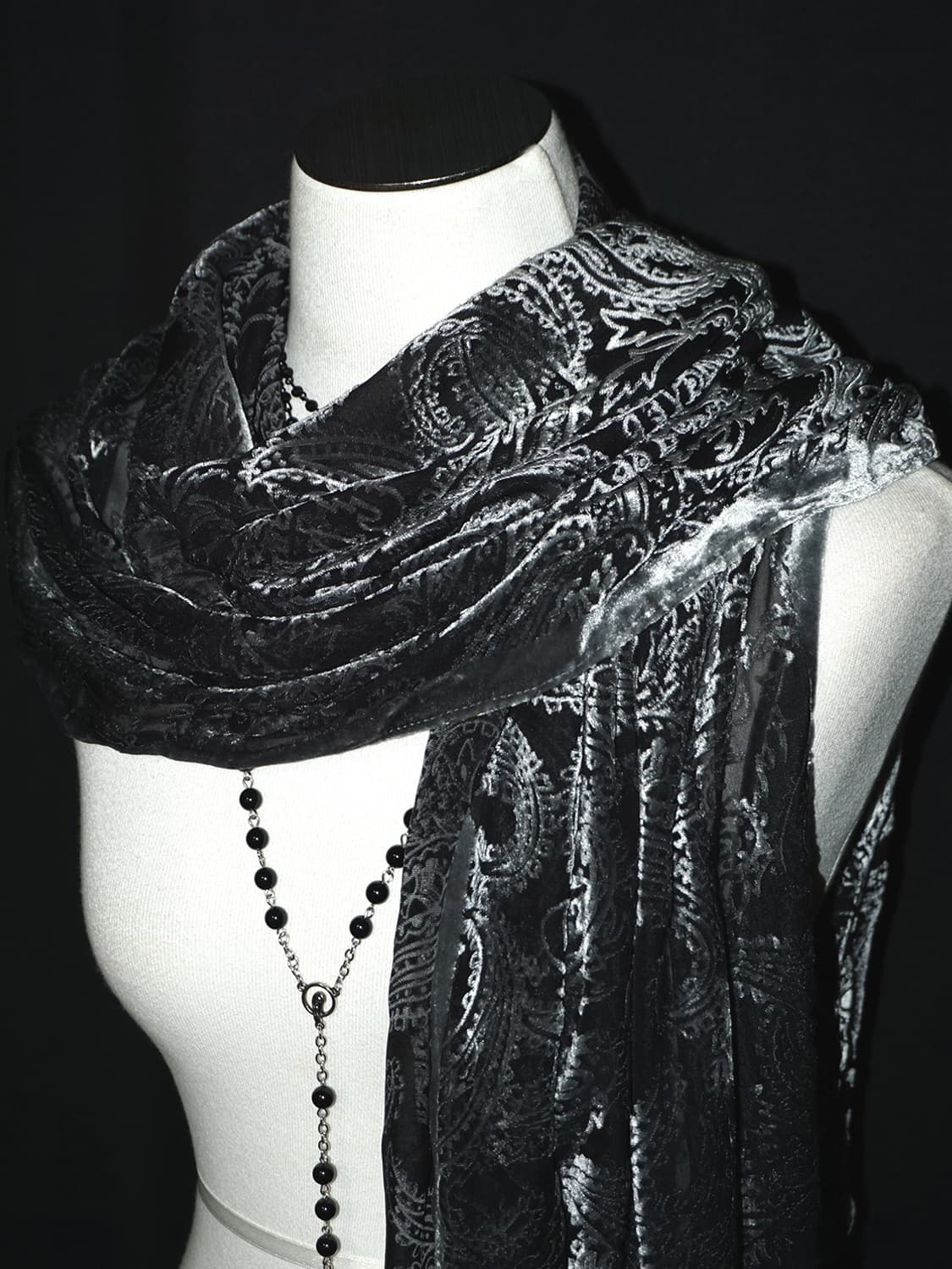 paisley velvet muffler  상품이미지3